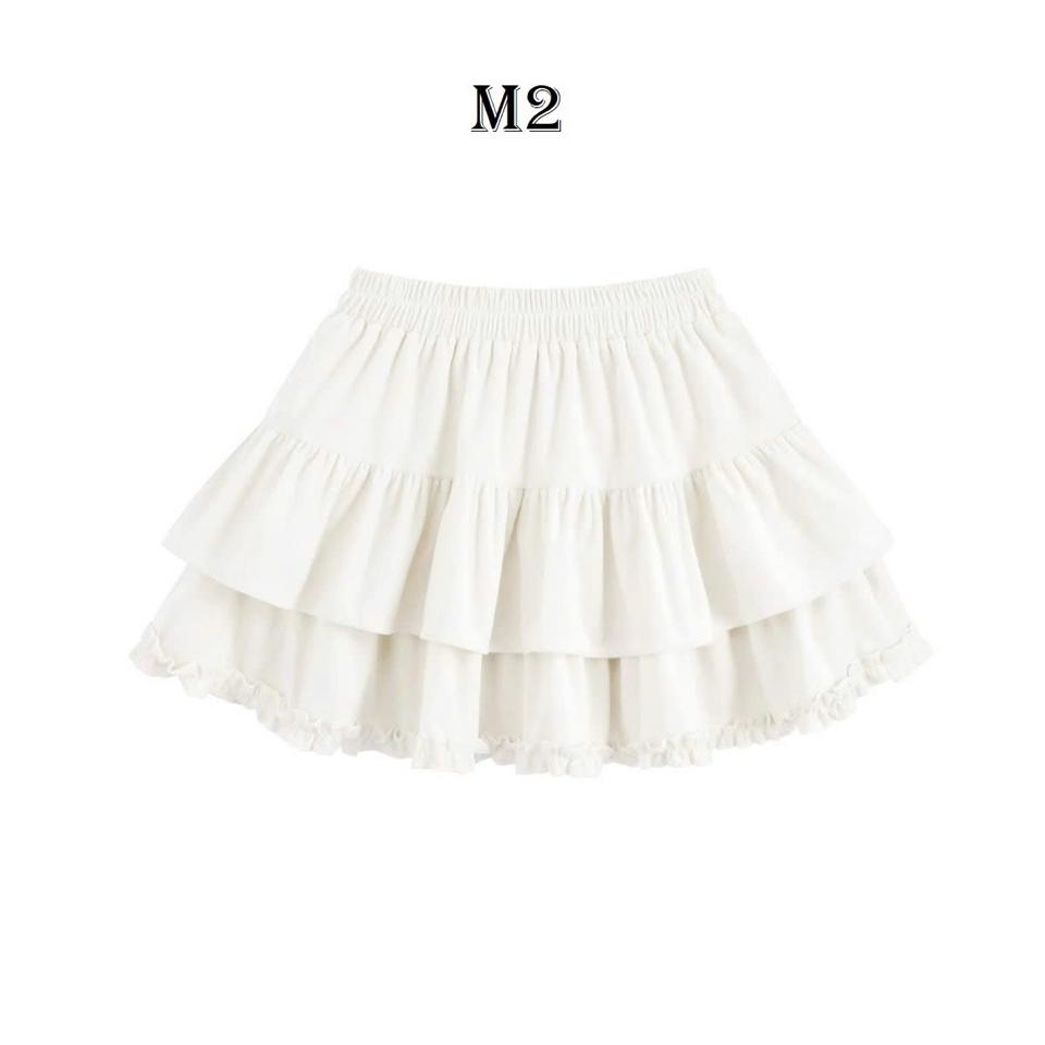 CHÂN VÁY NGẮN TẦNG BÉ GÁI 2711MK39 💯💯 Chân váy ngắn tầng bé gái có sz đại cho gái lớn luôn nha mẹ dáng ngắn xếp tầng xinh lắm luôn-duoc-ban-tai-Alice Quỳnh