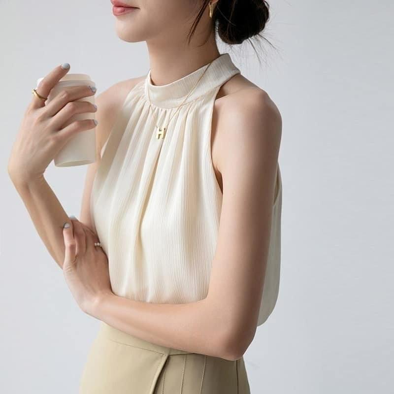 ÁO CỔ YẾM  0805MK18-duoc-ban-tai-Alice Quỳnh