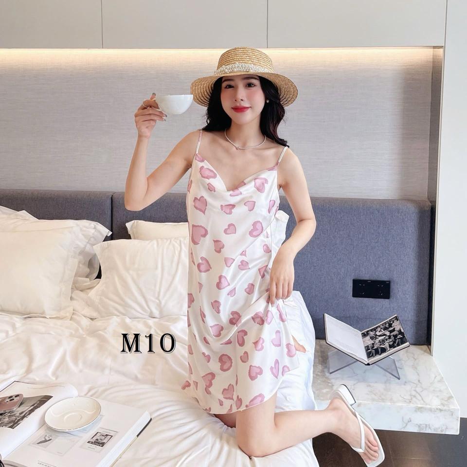 VÁY NGỦ LỤA 2 DÂY 2811MK08 ❌VÁY NGỦ LỤA 2 DÂY 💥#salee #giảmmm #xxxkkk/c thui ạ🤗🤗🤗 -duoc-ban-tai-Alice Quỳnh