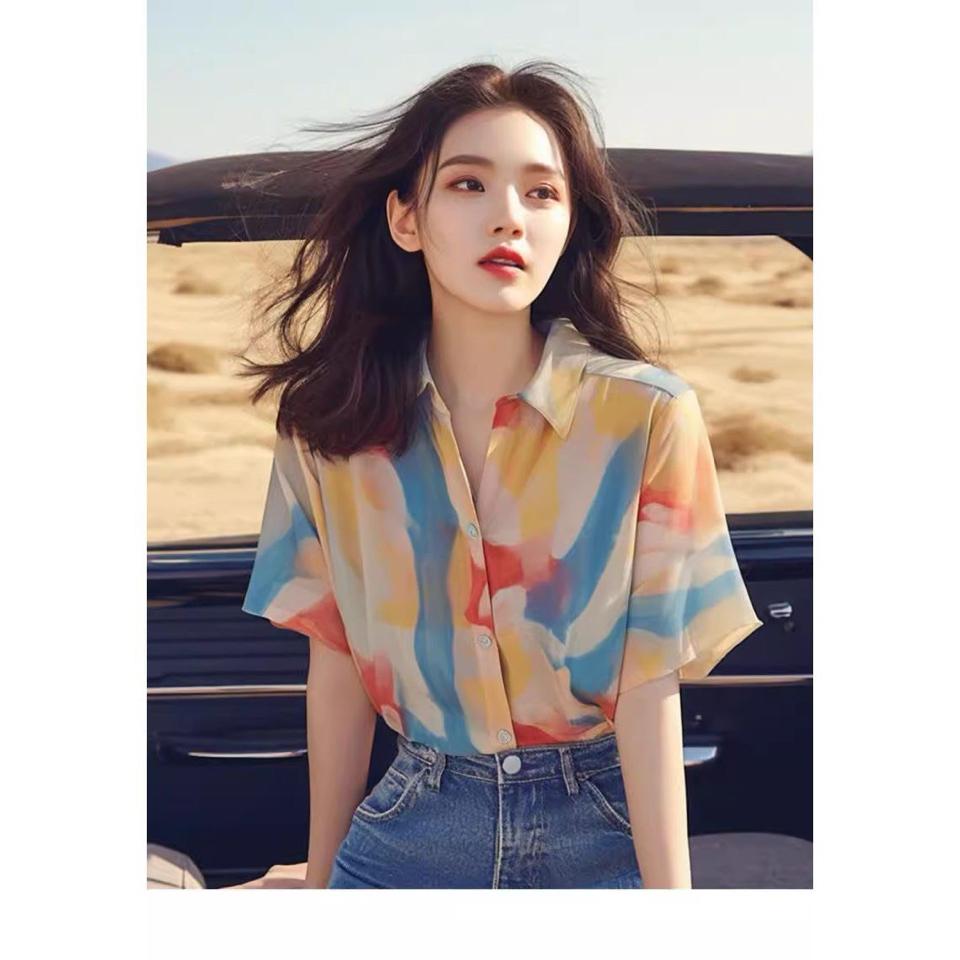 ÁO SƠ MI CẦU VỒNG 2505MK39 ❤️ ÁO SƠ MI CẦU VỒNG -duoc-ban-tai-Alice Quỳnh