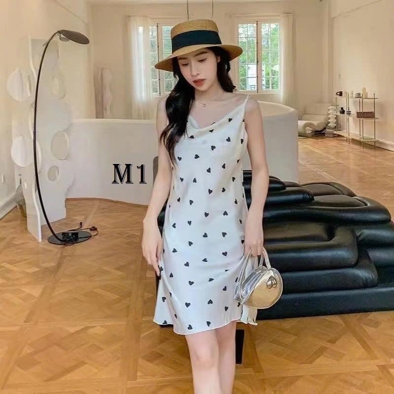VÁY NGỦ LỤA 2 DÂY 2811MK08 ❌VÁY NGỦ LỤA 2 DÂY 💥#salee #giảmmm #xxxkkk/c thui ạ🤗🤗🤗 -duoc-ban-tai-Alice Quỳnh