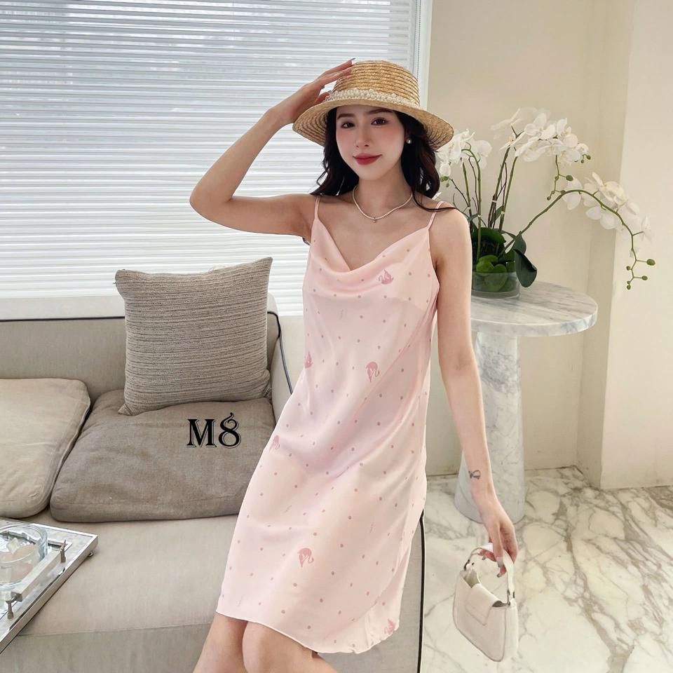 VÁY NGỦ LỤA 2 DÂY 2811MK08 ❌VÁY NGỦ LỤA 2 DÂY 💥#salee #giảmmm #xxxkkk/c thui ạ🤗🤗🤗 -duoc-ban-tai-Alice Quỳnh