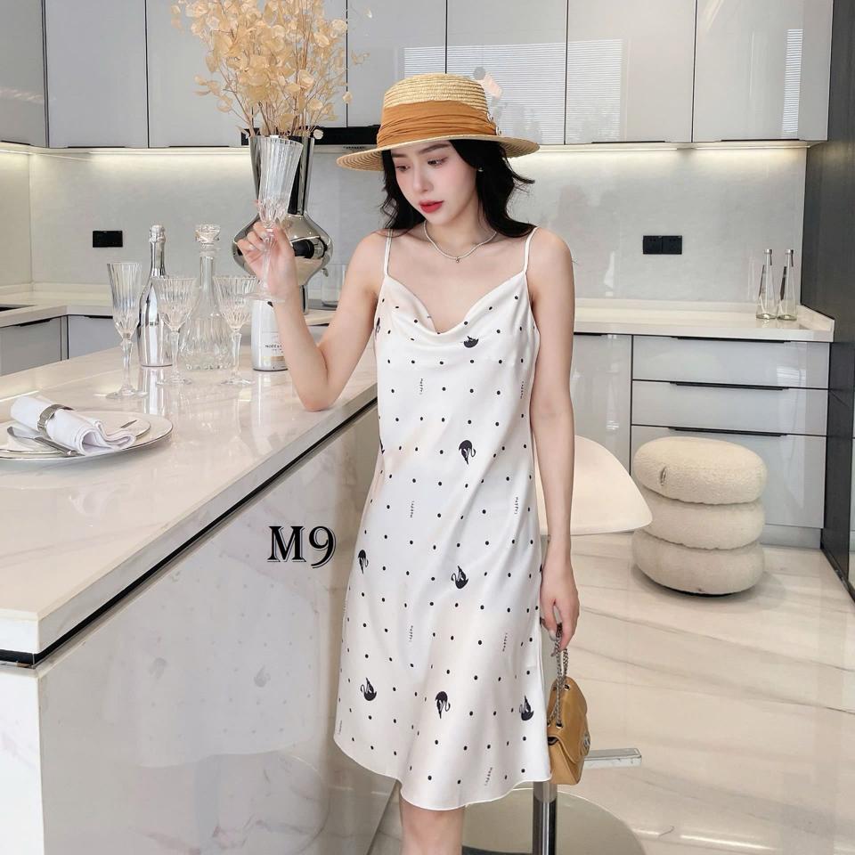 VÁY NGỦ LỤA 2 DÂY 2811MK08 ❌VÁY NGỦ LỤA 2 DÂY 💥#salee #giảmmm #xxxkkk/c thui ạ🤗🤗🤗 -duoc-ban-tai-Alice Quỳnh
