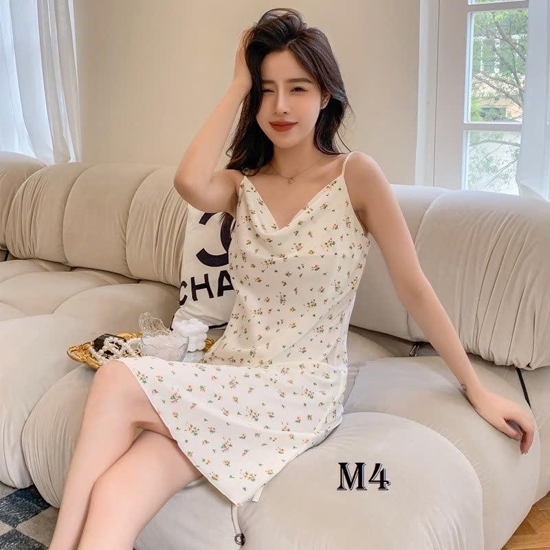 VÁY NGỦ LỤA 2 DÂY 2811MK08 ❌VÁY NGỦ LỤA 2 DÂY 💥#salee #giảmmm #xxxkkk/c thui ạ🤗🤗🤗 -duoc-ban-tai-Alice Quỳnh