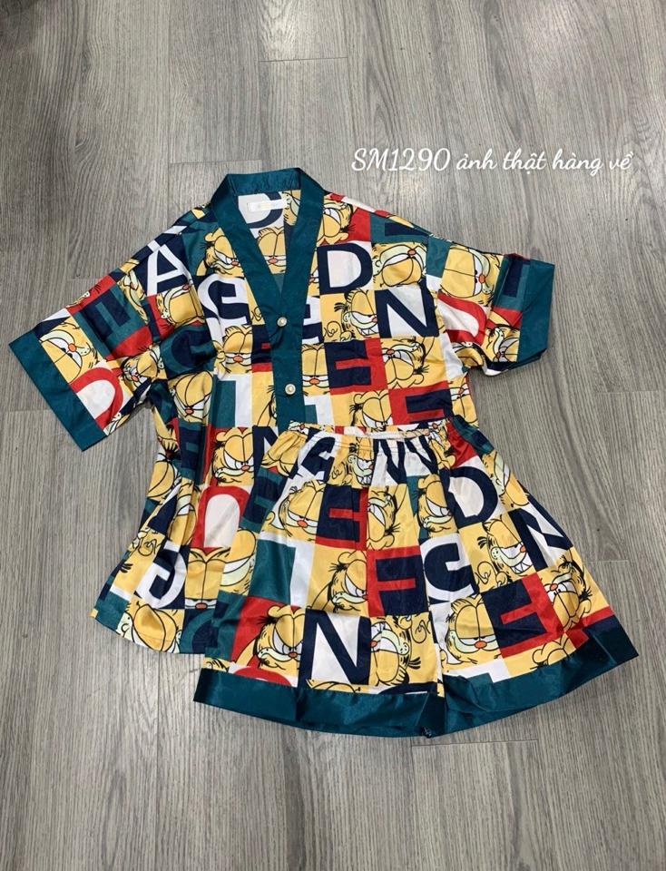 BỘ PIJAMA PHONG CÁCH NHẬT 1104MK11  HÀNG VỀ ĐẸP EM GOM TIẾP Ạ ⚡️ BỘ LỤA CỘC TAY MẶC NHÀ NỮ(2)-duoc-ban-tai-Alice Quỳnh