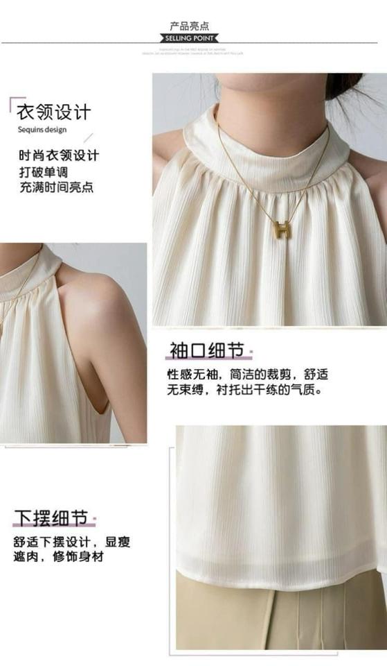 ÁO CỔ YẾM  0805MK18-duoc-ban-tai-Alice Quỳnh