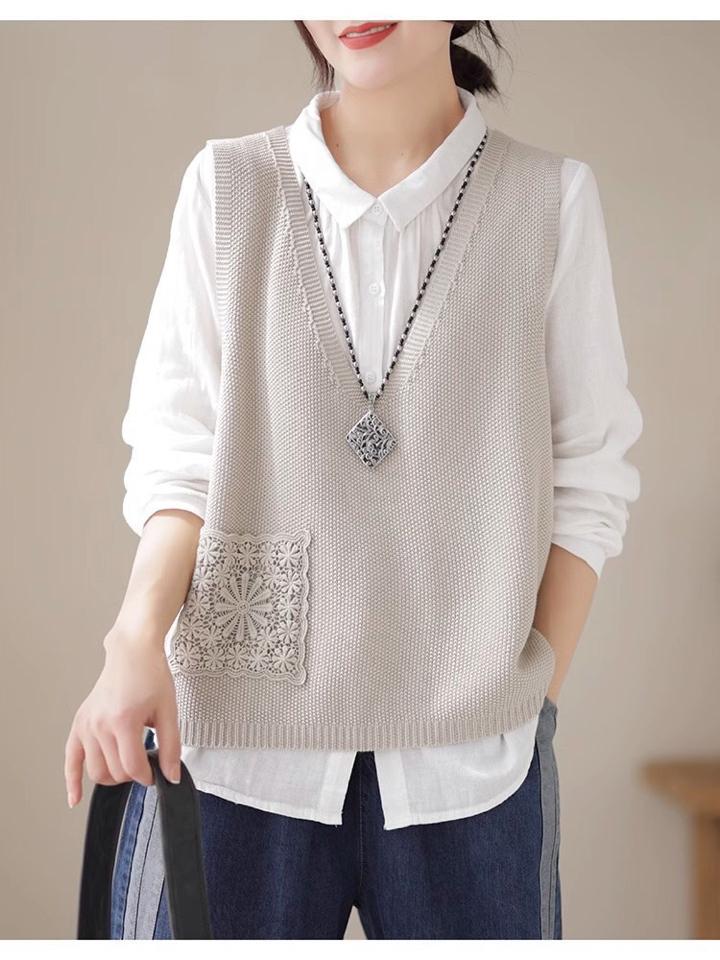 ÁO GILE DỆT KIM NỮ 2710MK49-duoc-ban-tai-Alice Quỳnh