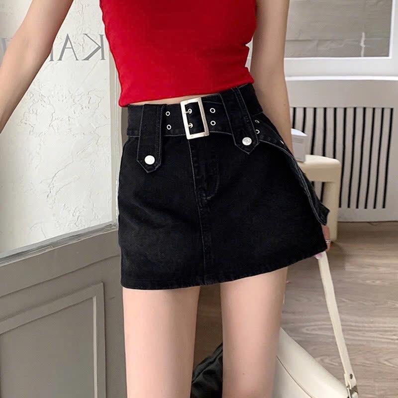 (2)CHÂN VÁY NGẮN JEAN NỮ 1204MK58 Hach dáng là đây. Cv hot hit tôn dáng ăn gian tuổi lắm nhé. -duoc-ban-tai-Alice Quỳnh