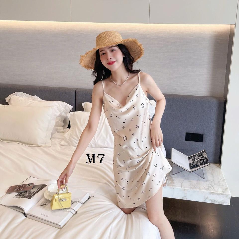 VÁY NGỦ LỤA 2 DÂY 2811MK08 ❌VÁY NGỦ LỤA 2 DÂY 💥#salee #giảmmm #xxxkkk/c thui ạ🤗🤗🤗 -duoc-ban-tai-Alice Quỳnh
