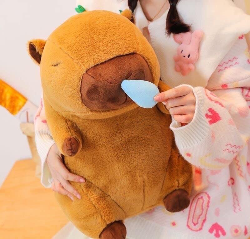 THÚ BÔNG CAPYBARA LÒ MŨI 1405MK43 -SZ 30cm: 130k -Sz 40cm: 170k -Sz 50cm: 210k-duoc-ban-tai-Alice Quỳnh
