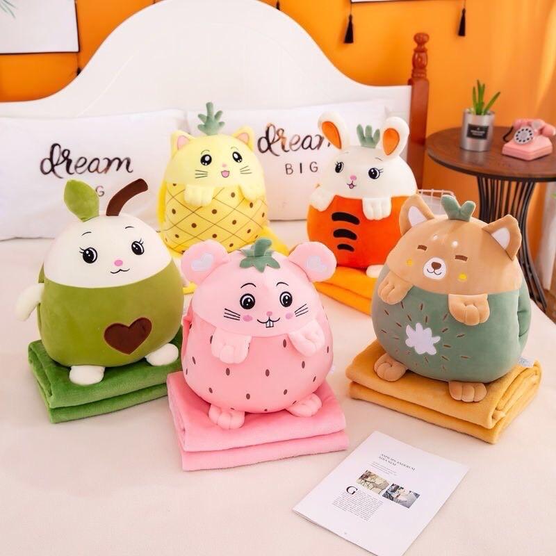 THÚ BÔNG 2IN1 0305MK42 Gấu Bông 🧸 Có Mền !!!! Nó cưng khiếppp ‼️‼️‼️ #Mua 1 mà được 2 -duoc-ban-tai-Alice Quỳnh