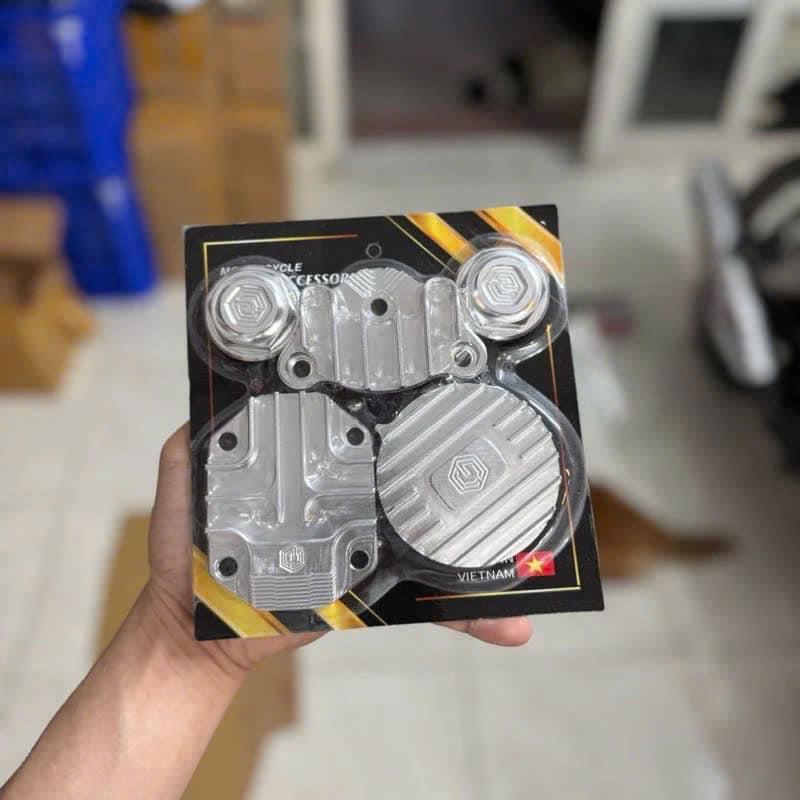 Nhôm - Bộ năp đầu bò 5 món nhậu-duoc-ban-tai-Siêu Thị Ốc