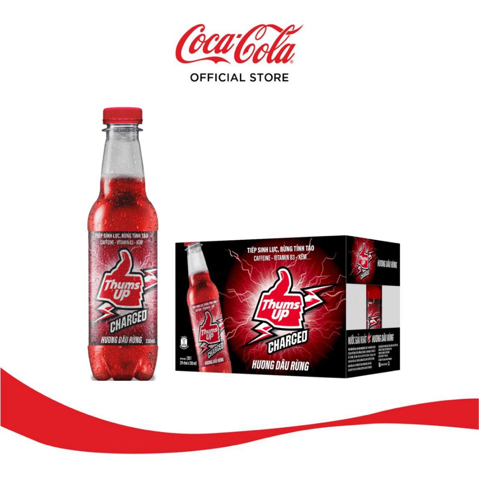 Nước Thumsup vị dâu chai 330ml-duoc-ban-tai-Nhà Phân Phối Khuyên Lộc
