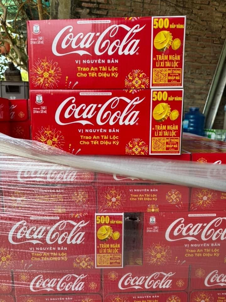 Coca lon to 320ml vỏ giấy-duoc-ban-tai-Nhà Phân Phối Khuyên Lộc