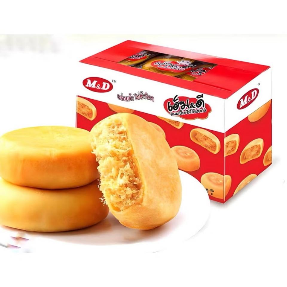 Bánh Chà Bông Thái Lan Gà Xé Sợi  M&D 504g-duoc-ban-tai-VHMart