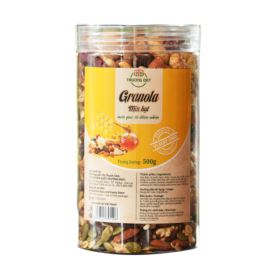 Granola Siêu Hạt Trường Đạt 500g-duoc-ban-tai-VHMart