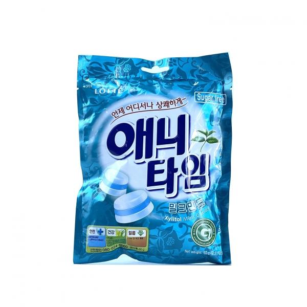Kẹo Lotte Anytime Bạc Hà Gói 60G-duoc-ban-tai-VHMart