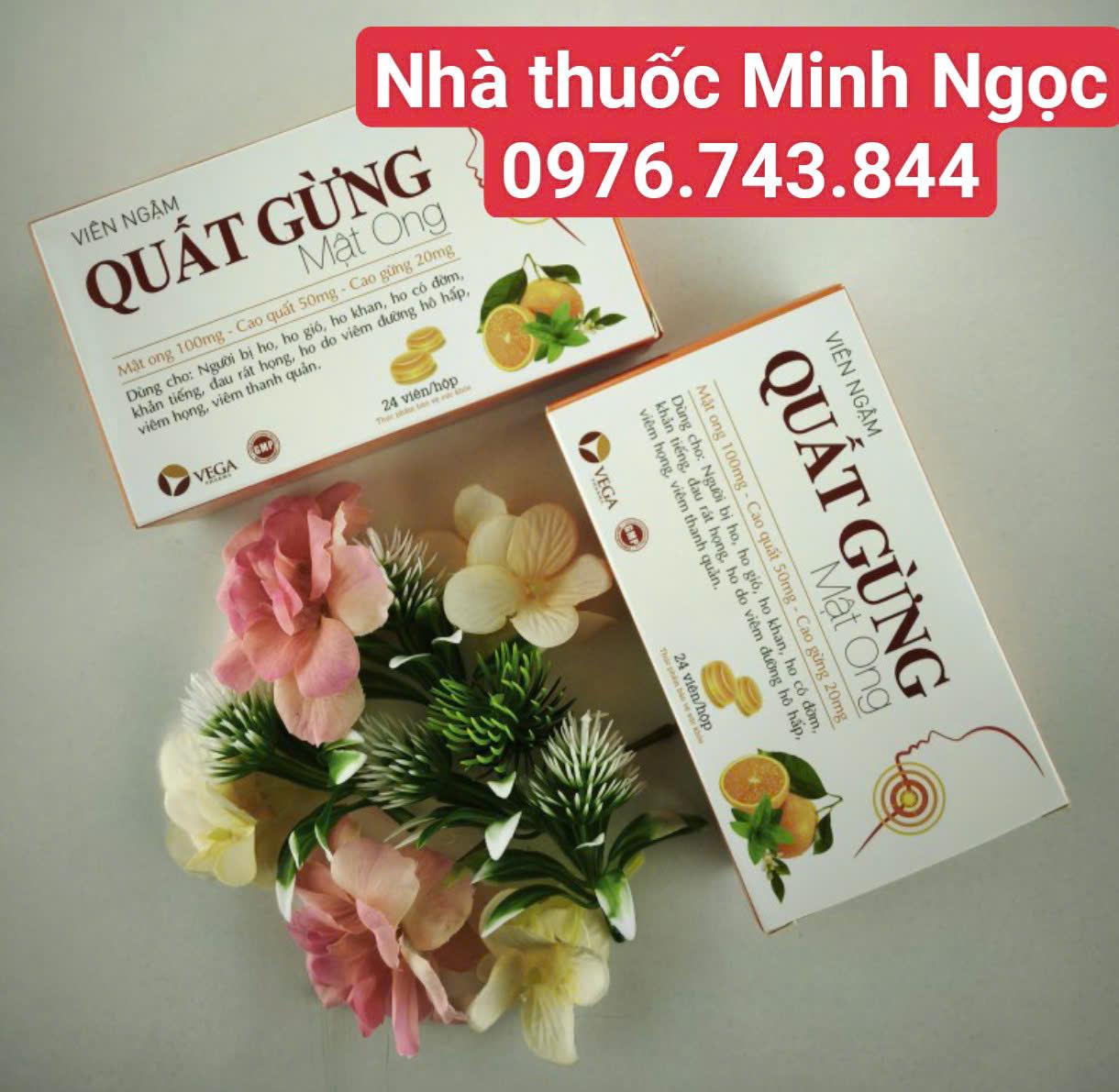 Quất gừng mật ong vega ngậm-duoc-ban-tai-Nhà thuốc Minh Ngọc Hapulico