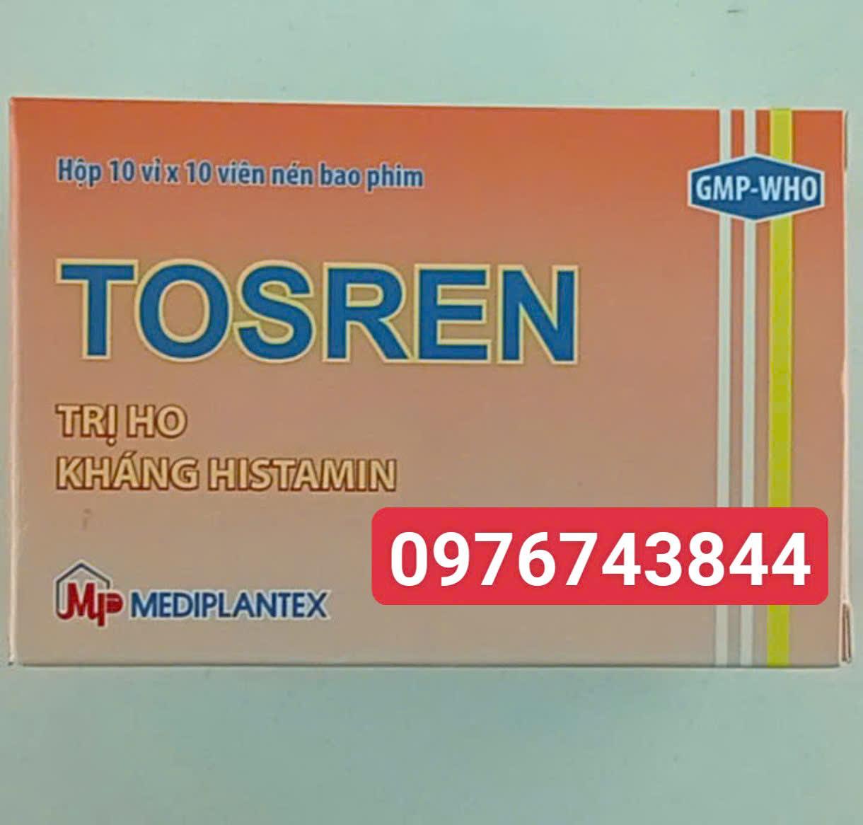 tosren vỉ -duoc-ban-tai-Nhà thuốc Minh Ngọc Hapulico