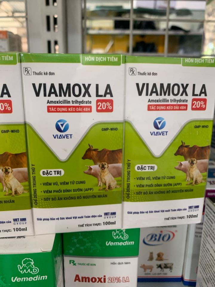 Viamox LA 20%-duoc-ban-tai-Cửa hàng thuốc thú y kim liên 3