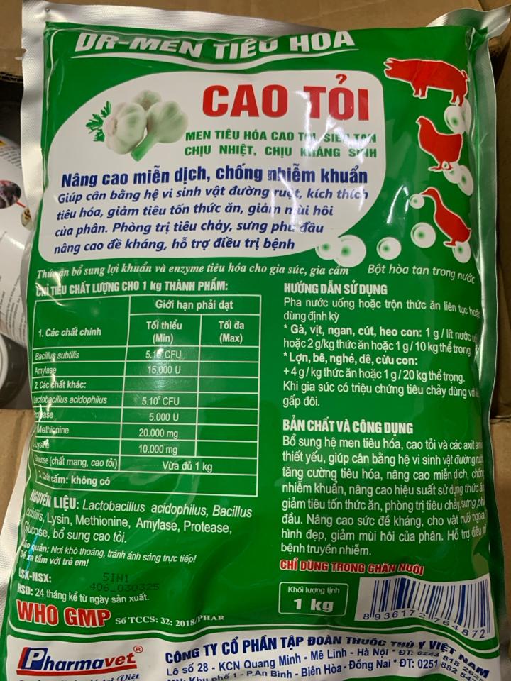 Men cao tỏi pharmavet -duoc-ban-tai-Cửa hàng thuốc thú y kim liên 3