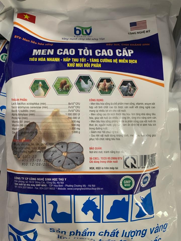 Men cao tỏi cao cấp -duoc-ban-tai-Cửa hàng thuốc thú y kim liên 3