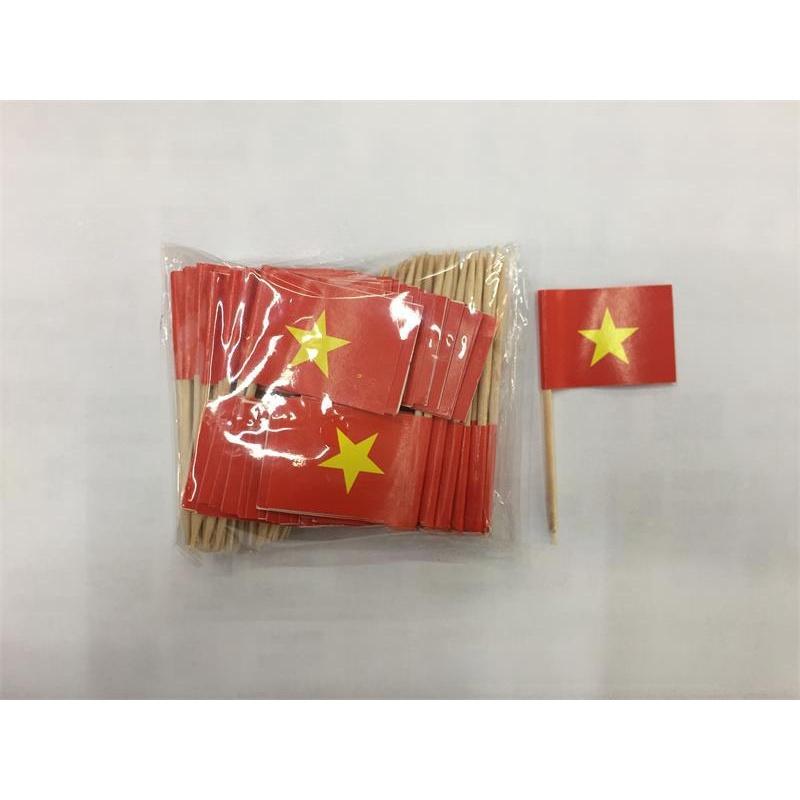 Cờ tăm cờ Việt Nam mini trang trí 2.5x3.5 cm-duoc-ban-tai-Lục Sắc