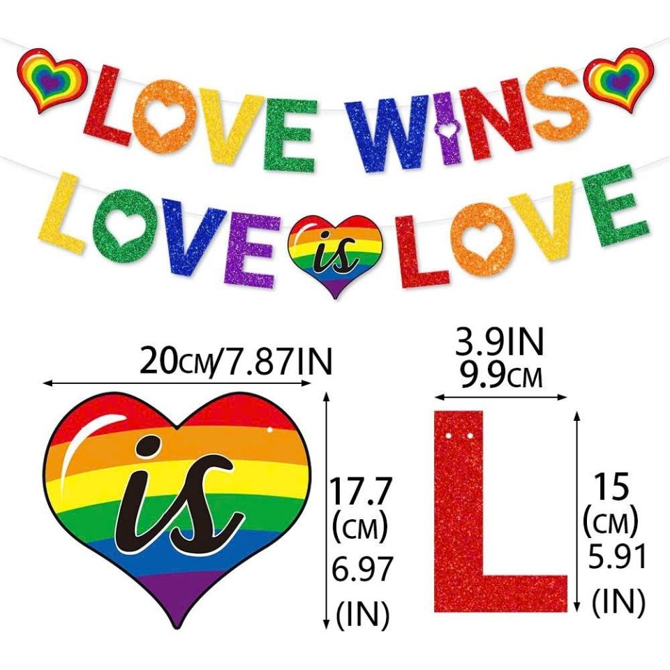 Dây Chữ Trang Trí Cầu Vồng "LOVE WINS - LOVE IS LOVE"-duoc-ban-tai-Lục Sắc