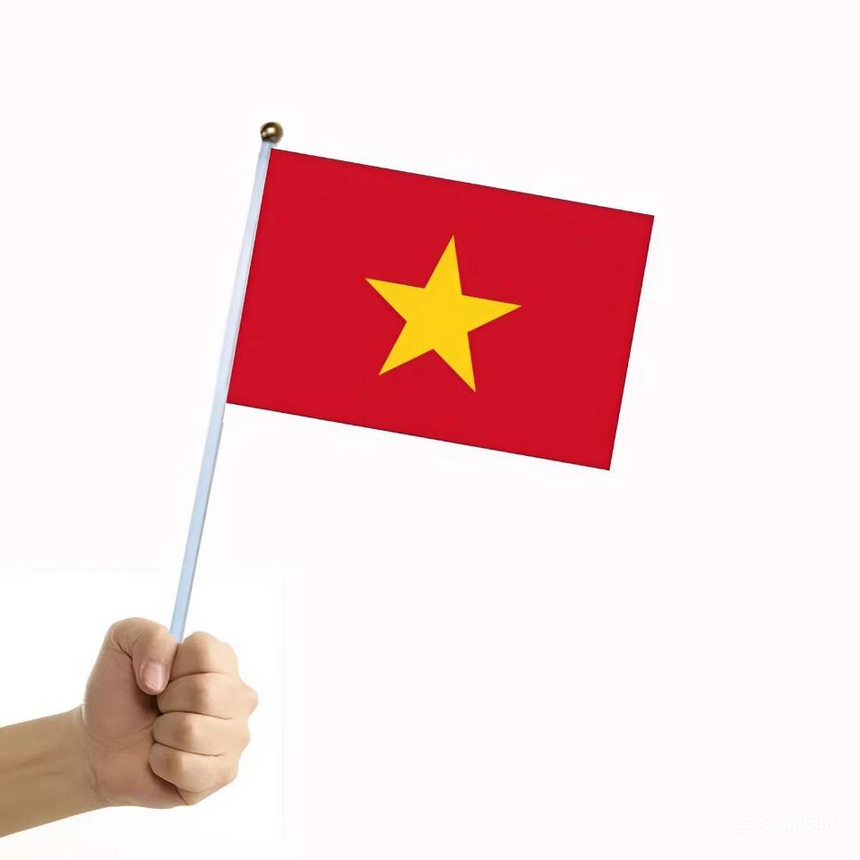 Cờ cầm tay Việt Nam 14x21 cm-duoc-ban-tai-Lục Sắc