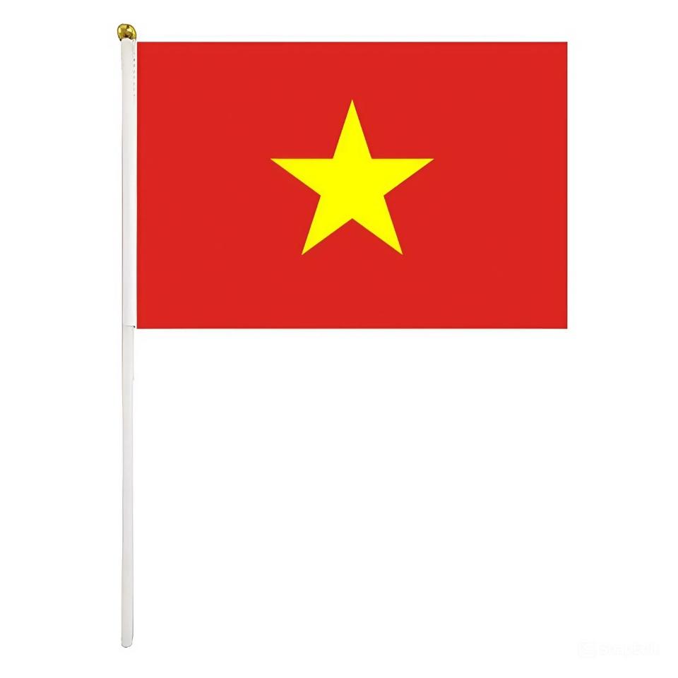 Cờ cầm tay Việt Nam 14x21 cm-duoc-ban-tai-Lục Sắc