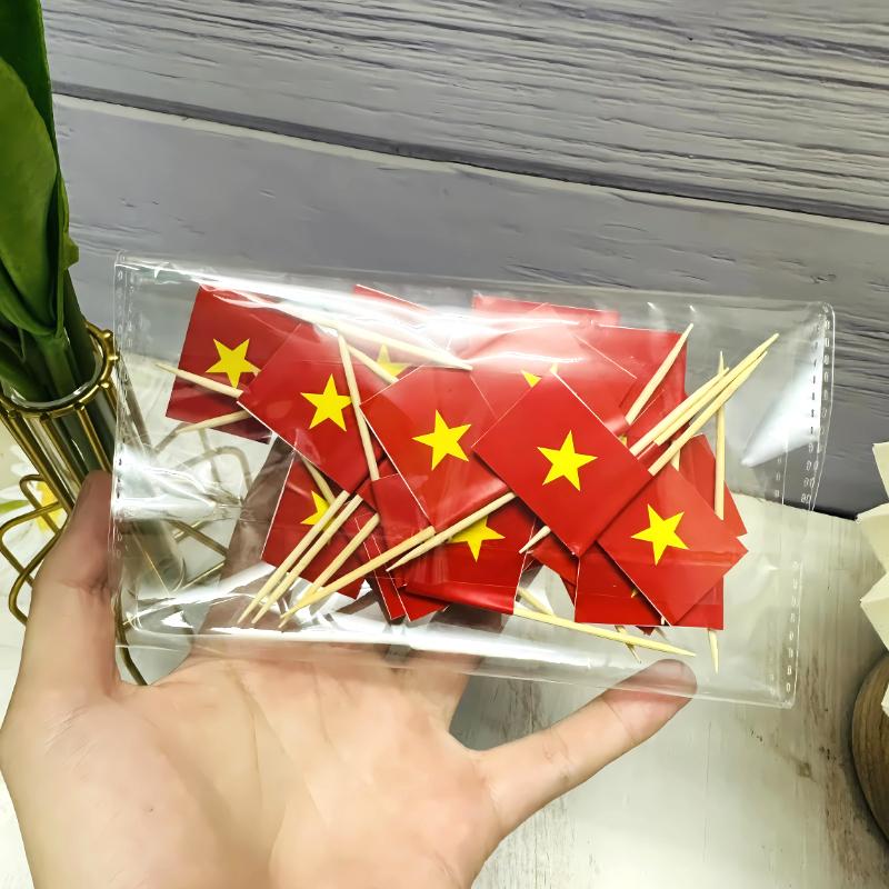 Cờ tăm cờ Việt Nam mini trang trí 2.5x3.5 cm-duoc-ban-tai-Lục Sắc