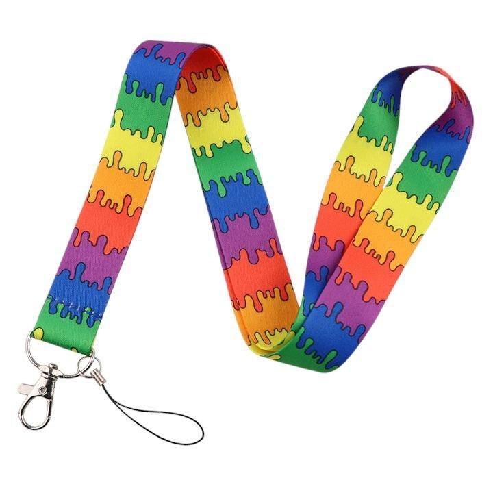 Dây đeo cầu vồng LGBT họa tiết mảnh xếp hình-duoc-ban-tai-Lục Sắc
