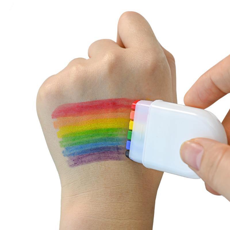 Bút vẽ LGBT dải cầu vồng graffiti trên khuôn mặt
-duoc-ban-tai-Lục Sắc