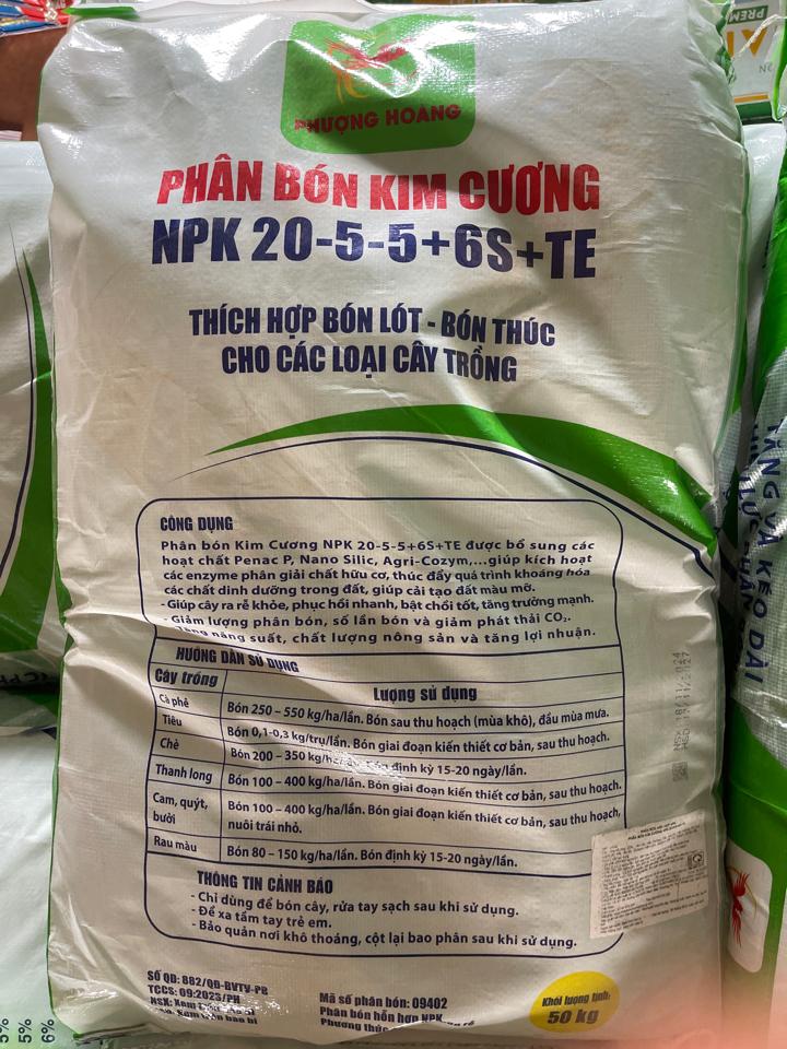 20-5-5 phượng hoàng(bột)-duoc-ban-tai-VẬT TƯ NÔNG NGHIỆP LÊ KHẢI