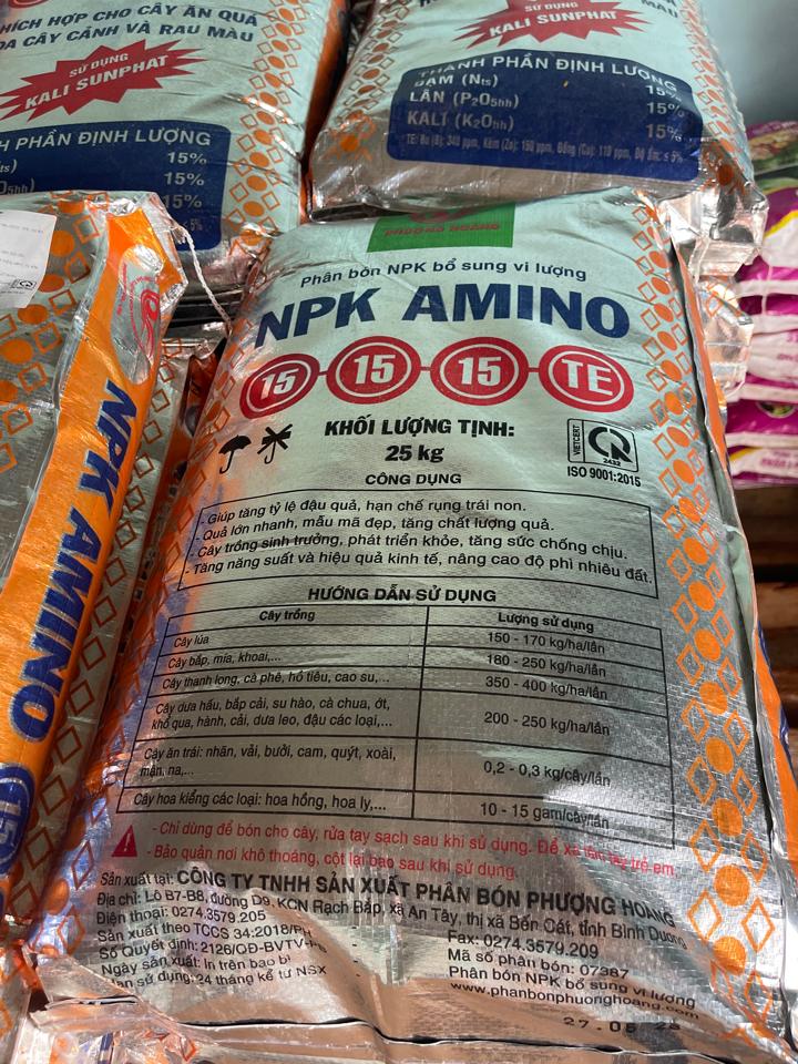 Npk 15 15 15 phượng hoàng-duoc-ban-tai-VẬT TƯ NÔNG NGHIỆP LÊ KHẢI