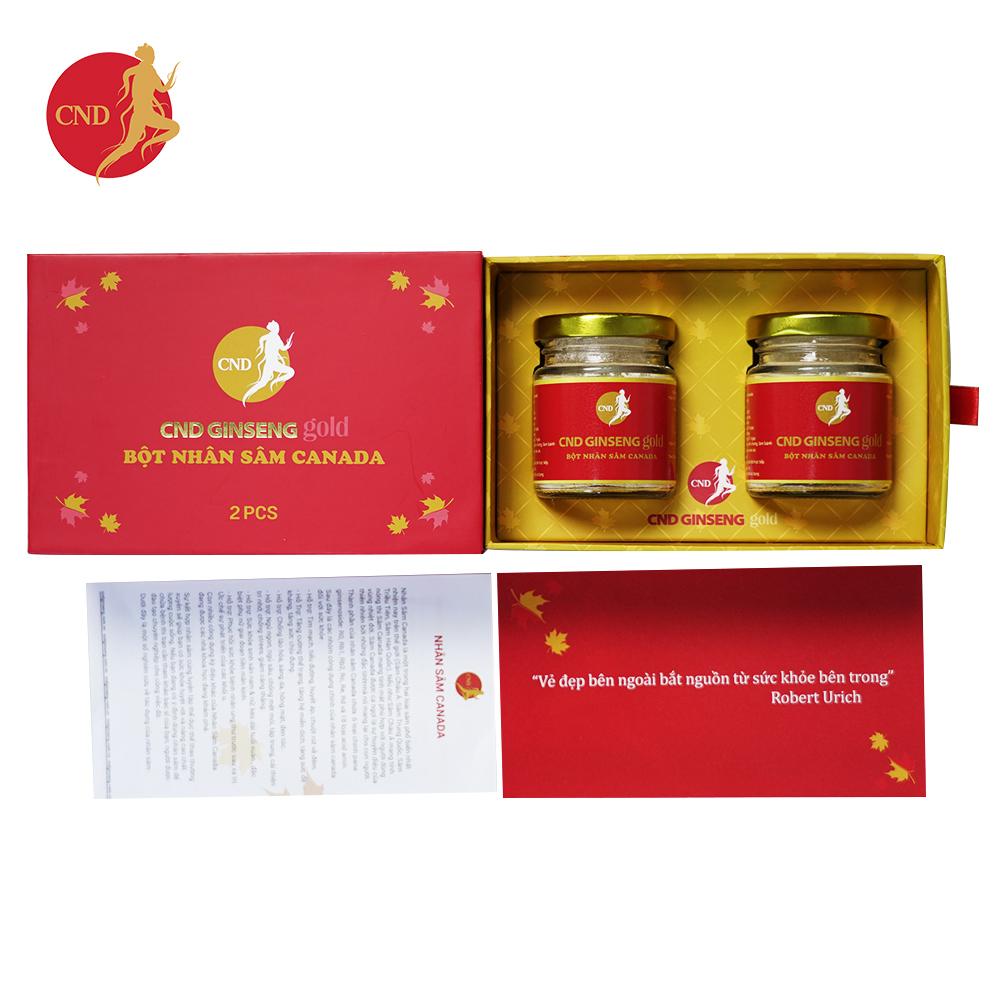 Set 2 bột nhân sâm CANADA CND GINSENG Gold-duoc-ban-tai-HẬU HOÀNG STORE