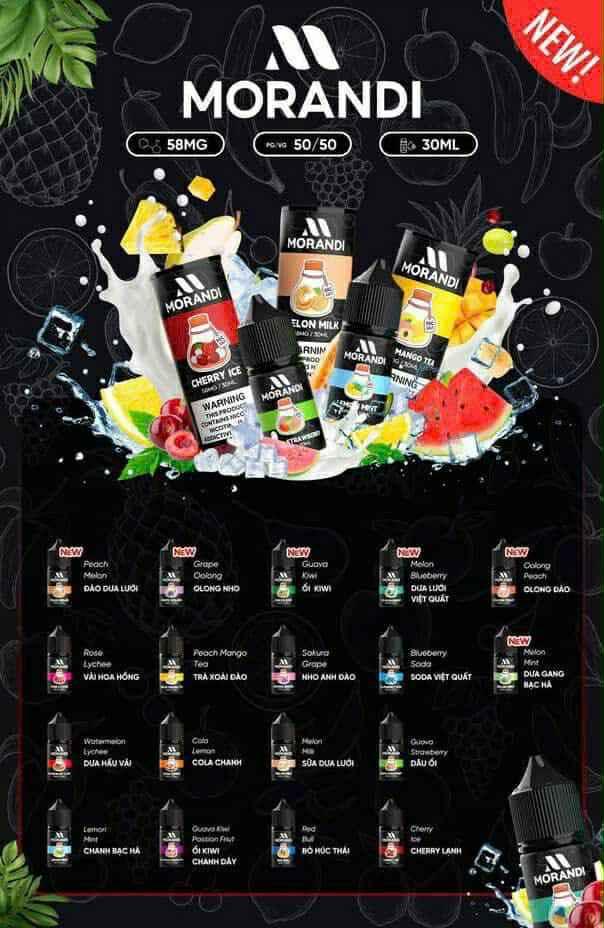 Morandi 58ni lạnh nhiều ngọt vừa-duoc-ban-tai-X Vape House