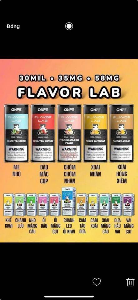 Flavor Lab 58nic Lạnh ngọt vừa miệng best best luôn ae ơi-duoc-ban-tai-X Vape House