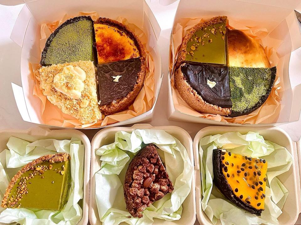 Cheesecake mix 4 vị-duoc-ban-tai-Nha Nha Bakery