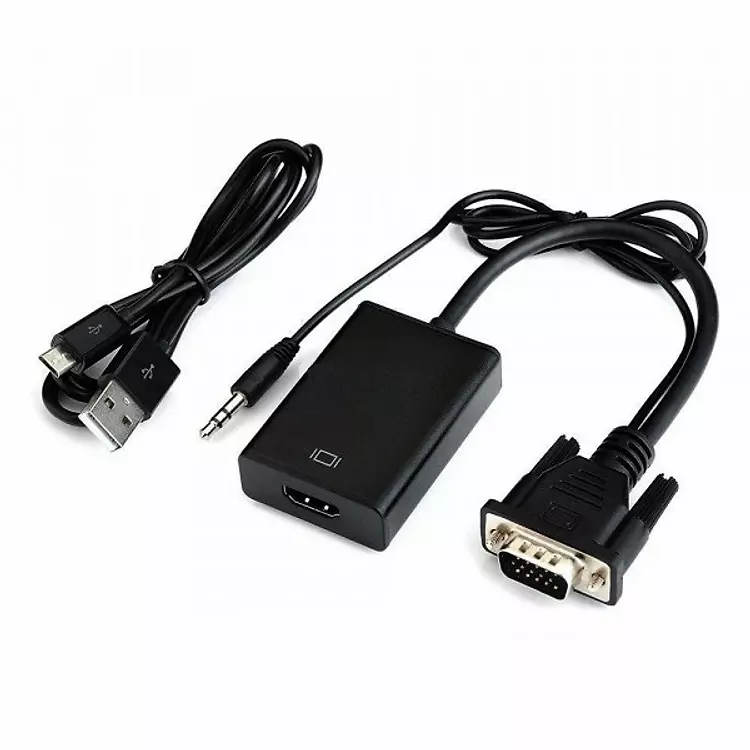 Bộ chuyển đổi tín hiệu VGA sang HDMI (có Audio)-duoc-ban-tai-CAMERA GIÁM SÁT - THIẾT BỊ TIN HỌC PMTek