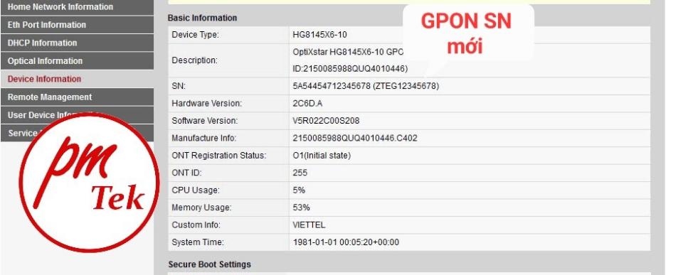 Modem GPON HUAWEI HG8145X6-10 2nd-duoc-ban-tai-CAMERA GIÁM SÁT - THIẾT BỊ TIN HỌC PMTek