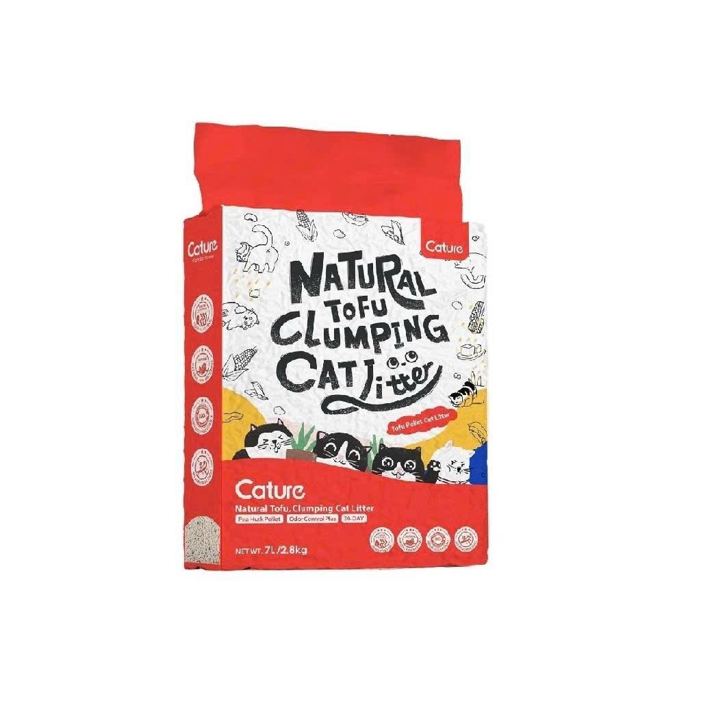 CÁT ĐẬU NÀNH CATURE ĐỎ 7L HƯƠNG SỮA-duoc-ban-tai-CLOUDY PET SHOP