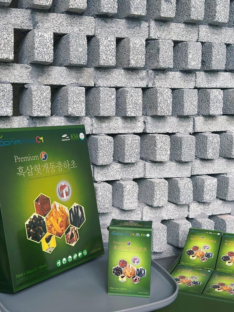 Bổ Gan Giải Rượu Hắc Sâm Đông Trùng Hạ Thảo Premium A+ Dodampos CM (70ml*30 gói)-duoc-ban-tai-Kangnam mart