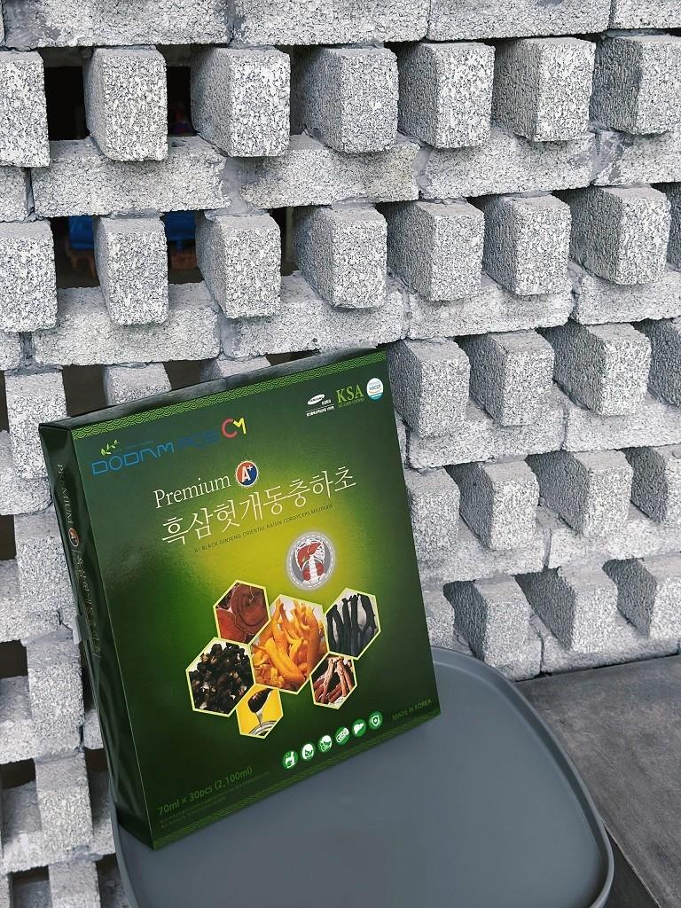 Bổ Gan Giải Rượu Hắc Sâm Đông Trùng Hạ Thảo Premium A+ Dodampos CM (70ml*30 gói)-duoc-ban-tai-Kangnam mart