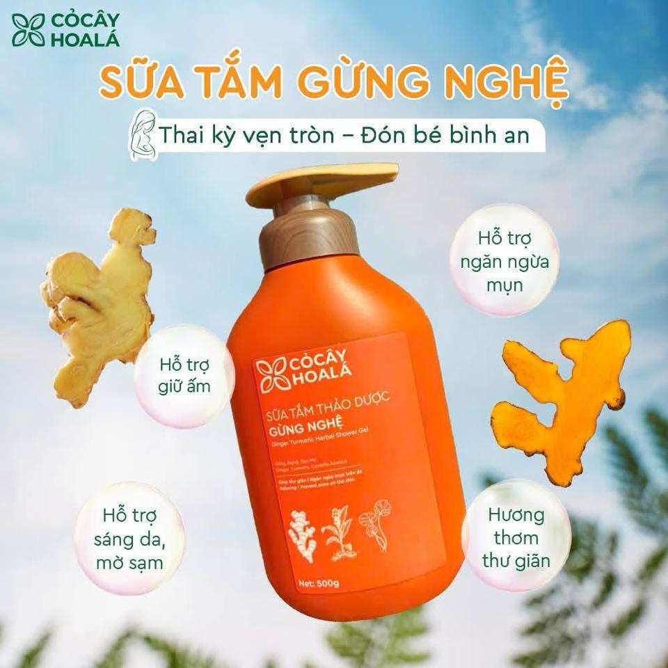 Sữa tắm Gừng Nghệ 500gr CCHL-duoc-ban-tai-Yến nhà Loan - Yến sào Sea Nest Khánh Hoà