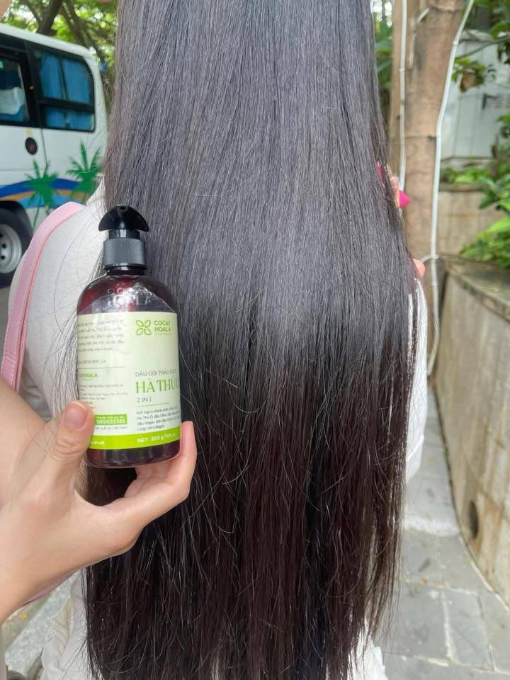 Dầu Gội Thảo Dược Hà Thủ Ô 2IN1 Cỏ Cây Hoa Lá 450G-duoc-ban-tai-Yến nhà Loan - Yến sào Sea Nest Khánh Hoà