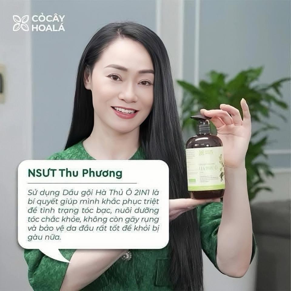 Dầu Gội Thảo Dược Hà Thủ Ô 2IN1 Cỏ Cây Hoa Lá 450G-duoc-ban-tai-Yến nhà Loan - Yến sào Sea Nest Khánh Hoà