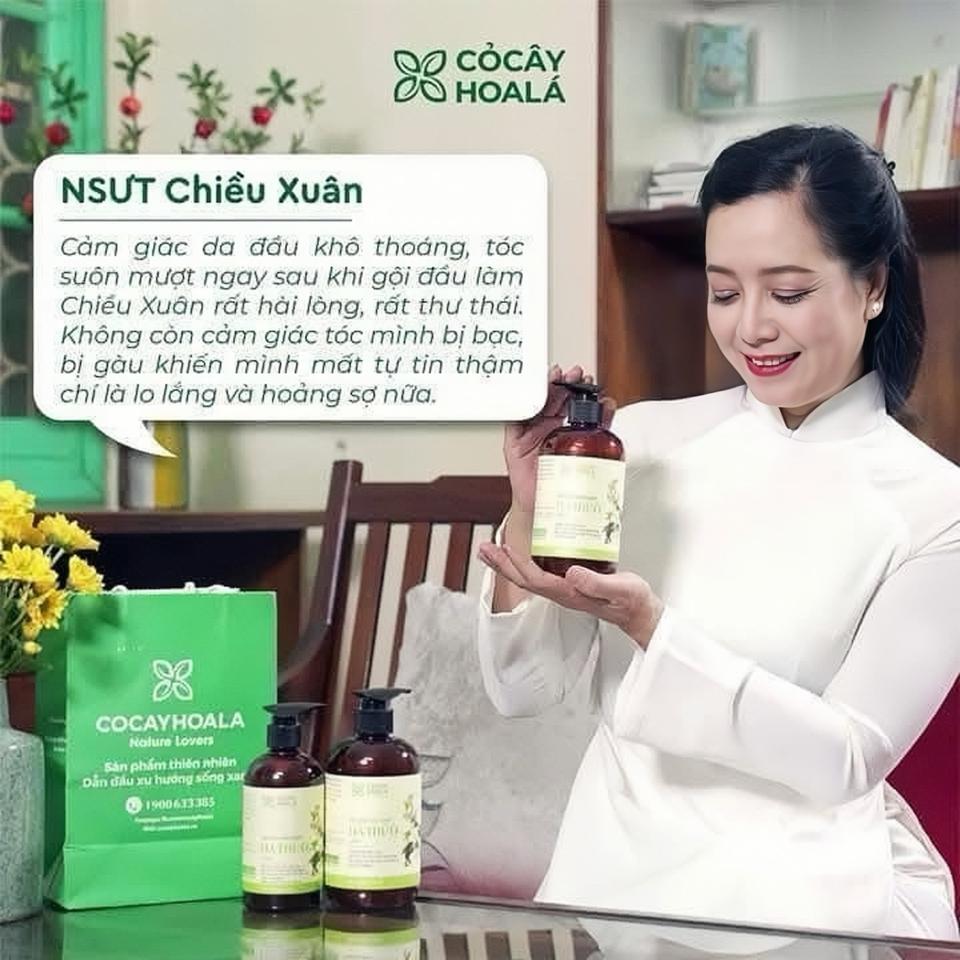 Dầu Gội Thảo Dược Hà Thủ Ô 2IN1 Cỏ Cây Hoa Lá 450G-duoc-ban-tai-Yến nhà Loan - Yến sào Sea Nest Khánh Hoà