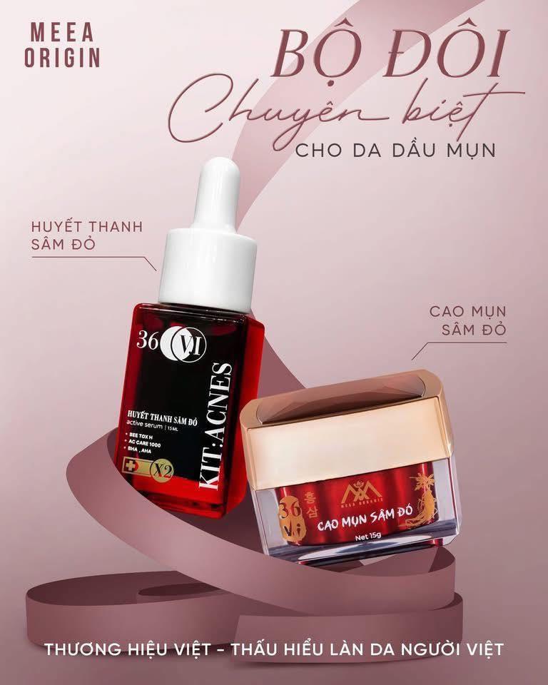 Combo Mụn Sâm Đỏ Meea-duoc-ban-tai-Yến nhà Loan - Yến sào Sea Nest Khánh Hoà