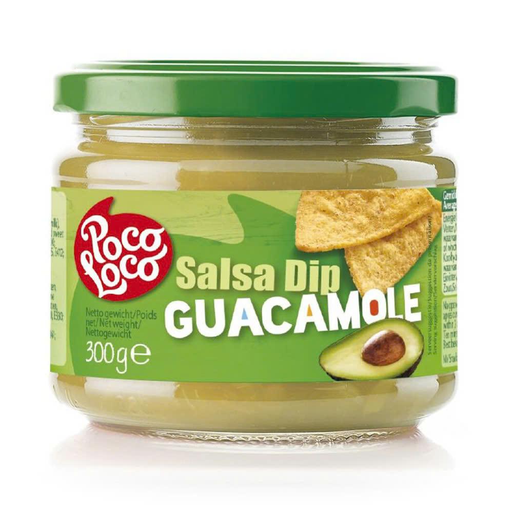 Sốt Quả Bơ (Cay Nhẹ) Salsa Guacamole POCO LOCO, Hộp Thuỷ Tinh 300g-duoc-ban-tai-McCorn’s Premium Mart